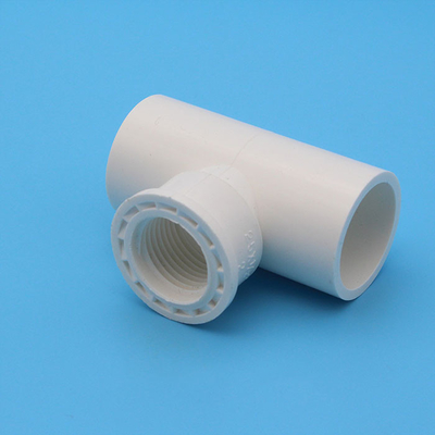 ข้อต่อท่อประปา PVC สีขาว 25mm 30mm Customized