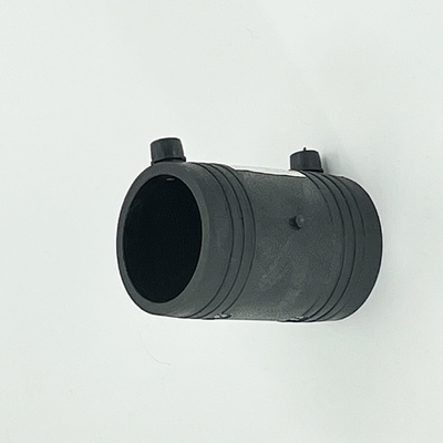 Black Fusion HDPE Pipe Fittings DN110 DN200 สำหรับงานวิศวกรรมการระบายน้ำ