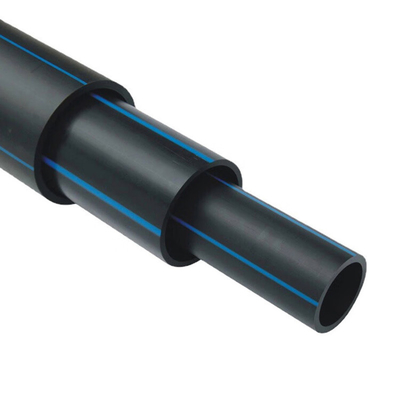 ท่อจ่ายน้ำ HDPE 160 มม. สีดำและสีน้ำเงิน Pe100 Sdr 17 สำหรับลำเลียงน้ำ