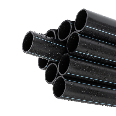 การตัดทนทานต่อการกัดกร่อน ท่อน้ํา hdpe สีดํา DN20mm-1600mm 2.3mm-117.6mm