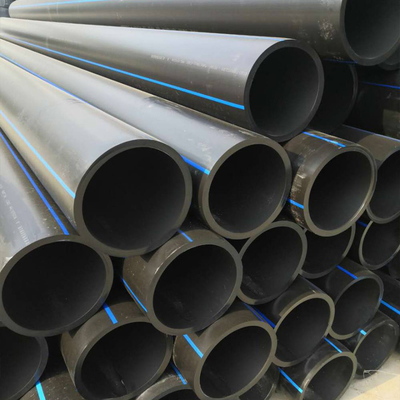 ท่อประปา HDPE สีดําตัดตามความหนาที่แตกต่างกัน