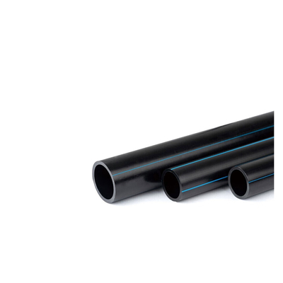 ท่อน้ํา hdpe ที่ดึงดูดในสายสีดํา / สีฟ้า DN20mm-1600mm บริการตัด / โมลด์