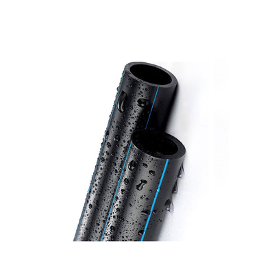 ท่อน้ํา hdpe ที่ดึงดูดในสายสีดํา / สีฟ้า DN20mm-1600mm บริการตัด / โมลด์