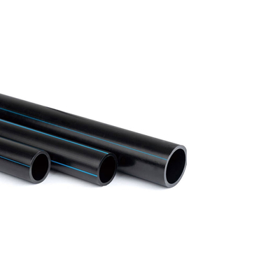 ความยาวที่สามารถปรับเปลี่ยนได้ สีดําและสีฟ้า Hdpe ท่อน้ํา PE ท่อน้ําที่มีความทนทานต่อการกัดกร่อน