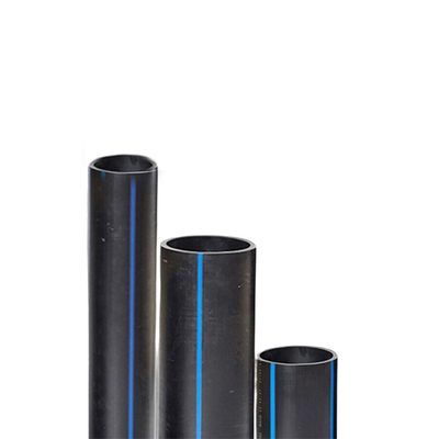 ความยาวที่สามารถปรับเปลี่ยนได้ สีดําและสีฟ้า Hdpe ท่อน้ํา PE ท่อน้ําที่มีความทนทานต่อการกัดกร่อน