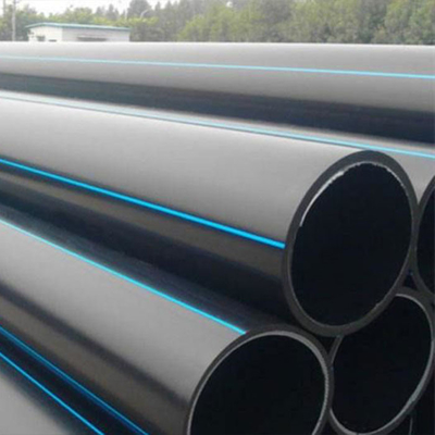 ท่อระบายน้ํา HDPE ทนทานต่อการกัดกร่อน สีดํา สีฟ้า