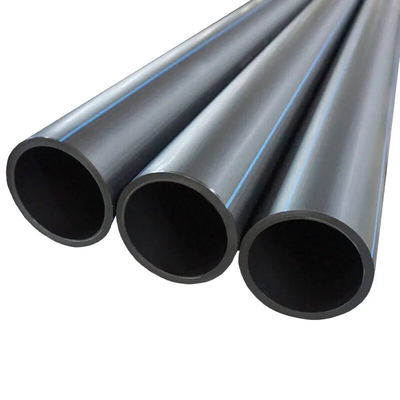 ท่อระบายน้ํา HDPE ทนทานต่อการกัดกร่อน สีดํา สีฟ้า