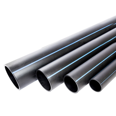 DN16mm-1800mm Hdpe ท่อ PE ท่อรับรอง ISO9001 ในสีฟ้าหรือสีดํา