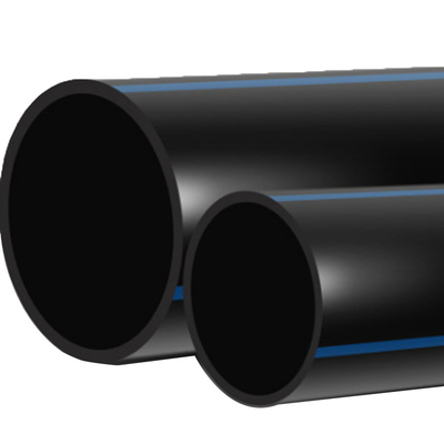 ทนทาน สีดํา HDPE ท่อประปาและระบายน้ํา