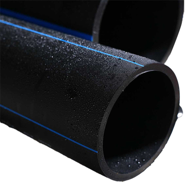 ท่อประปา HDPE ทนทาน สีดํา/น้ําเงิน (2.3-117.6 มม) ท่อประปาใต้ดิน