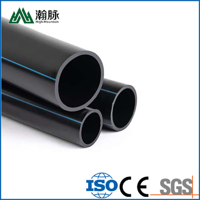 ความยาวตามความต้องการของผู้บริโภค ท่อประปา HDPE พร้อมบริการการแปรรูปตัดและความหนา 2.3mm-117.6mm