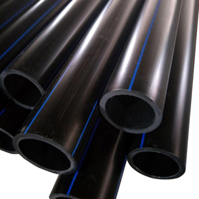 ความยาวตามความต้องการของผู้บริโภค ท่อประปา HDPE พร้อมบริการการแปรรูปตัดและความหนา 2.3mm-117.6mm