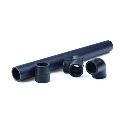ตามความต้องการ ขนาด HDPE ท่อประปา ความหนา 2.3mm-117.6mm สีฟ้าหรือสีดํา