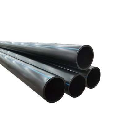 ตามความต้องการ ขนาด HDPE ท่อประปา ความหนา 2.3mm-117.6mm สีฟ้าหรือสีดํา