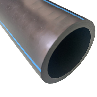ตามความต้องการ ขนาด HDPE ท่อประปา ความหนา 2.3mm-117.6mm สีฟ้าหรือสีดํา