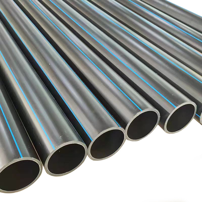 PE ท่อน้ํา PE HDPE สําหรับการคุ้มครองสิ่งแวดล้อม ความหนา 2.3mm-117.6mm
