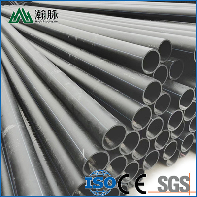 50 ปี อายุยาว HDPE ท่อประปา PN6-PN16 ระดับความดันด้วยประเภทการเชื่อมต่อการหลอม