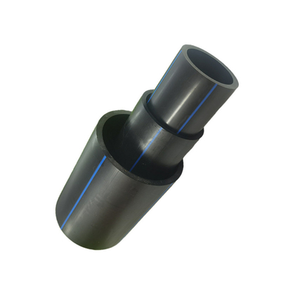 50 ปี อายุยาว HDPE ท่อประปา PN6-PN16 ระดับความดันด้วยประเภทการเชื่อมต่อการหลอม