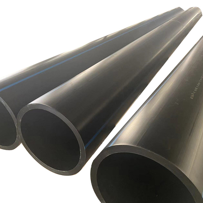 ท่อปัสดุน้ํา HDPE โพลีเอธิลีนความหนาสูง และความหนา 2.3mm-117.6mm เหมาะสําหรับเครือข่ายกระจายน้ํา