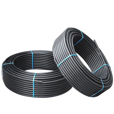 พัดลม PN6-PN16 ท่อประปา HDPE ผลิตจากวัตถุดิบ PE และความจุแรงดัน 1.25mpa-2.5mpa