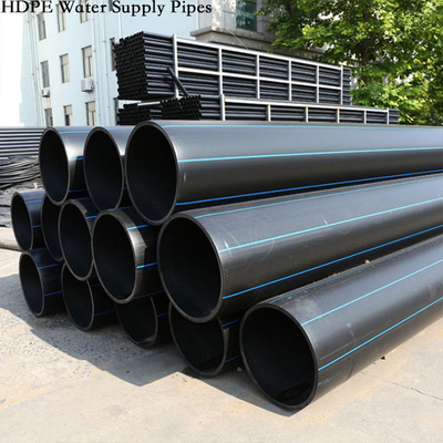 ท่อน้ํา HDPE ไม่รั่วต่อ UV และทนต่อความแข็ง NSF ISO รับรองขนาด 20-1200mm การติดตั้งเร็ว