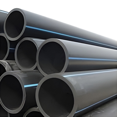 ท่อประปา HDPE 1.25mpa-2.5mpa โพลีเอทิลีนความหนาแน่นสูง ความยาว 5.8 เมตร / 11.8 เมตร / ปรับแต่งได้