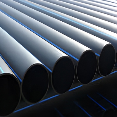 ท่อประปา HDPE 1.25mpa-2.5mpa โพลีเอทิลีนความหนาแน่นสูง ความยาว 5.8 เมตร / 11.8 เมตร / ปรับแต่งได้