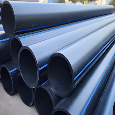 ท่อประปา HDPE 1.25mpa-2.5mpa โพลีเอทิลีนความหนาแน่นสูง ความยาว 5.8 เมตร / 11.8 เมตร / ปรับแต่งได้
