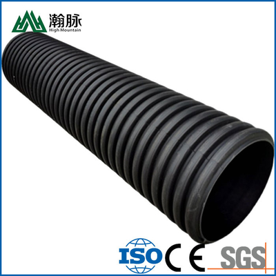 HDPE Perforated Corrugated Double Wall ท่อระบายน้ำเกลียว Hollow Wall Winding